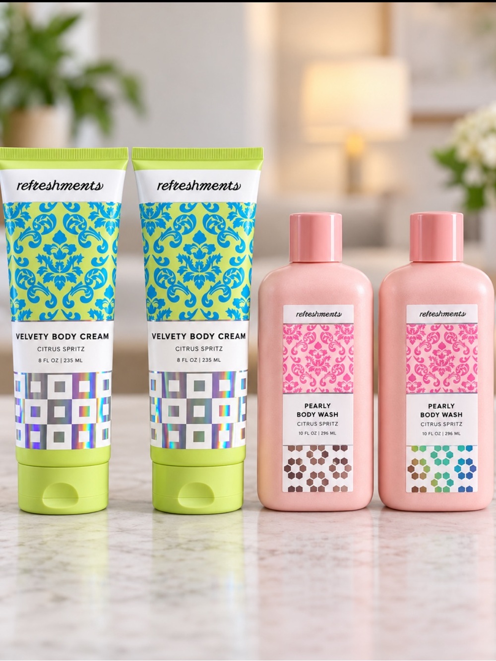 💎 Refreshments 5 Piece Hair & Hand Care Bundle New Shampoo Hand Cream